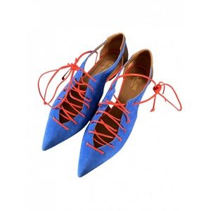 Malone Souliers Montana Lace Up Flats Size 9 (40)